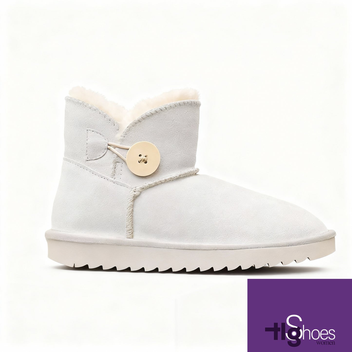 Kadın Kısa Deri Kar Botu – Kürklü, Kaymaz, Sıcak Tutan Kışlık Bot